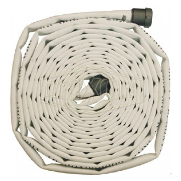 Dixon Single Jacket Fire Hose, 1-1/2 in, NPSH, 100 ft L, 225 psi Working, Polyester A515100RAS - main